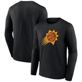 Black Phoenix Suns Alternate Logo Long Sleeve T-Shirt | NBA
