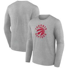Gray Toronto Raptors Alternate Logo Long Sleeve T-Shirt | NBA