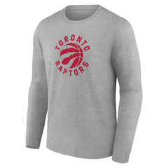 Gray Toronto Raptors Alternate Logo Long Sleeve T-Shirt | NBA