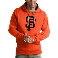San Francisco Giants Antigua Victory Pullover Team Logo Hoodie - MLB Hoodies