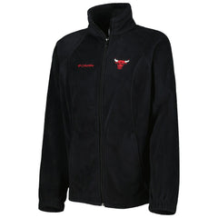 Black Chicago Bulls Women's Benton Springs Raglan Full-Zip Jacket | NBA
