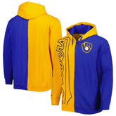 Milwaukee Brewers Mitchell & Ness Fleece Full-Zip Hoodie - MLB Hoodies