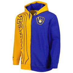 Milwaukee Brewers Mitchell & Ness Fleece Full-Zip Hoodie - MLB Hoodies