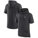 Pittsburgh Penguins Fanatics Authentic Pro Short Sleeve Pullover Hoodie - NHL Hoodies