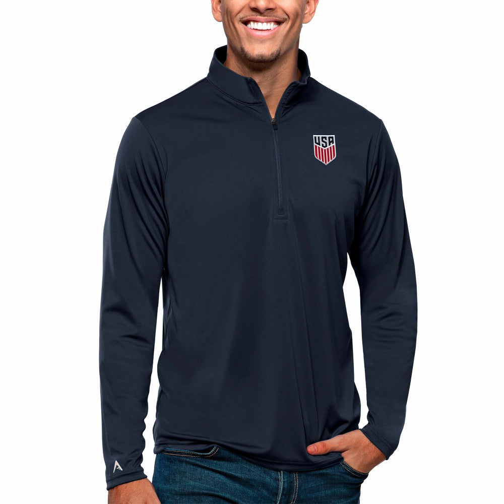 USMNT Antigua Tribute Quarter-Zip Pullover Top