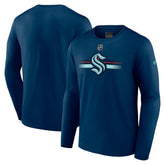 Seattle Kraken Fanatics Authentic Pro Secondary Long Sleeve T-Shirt - NHL T-shirts