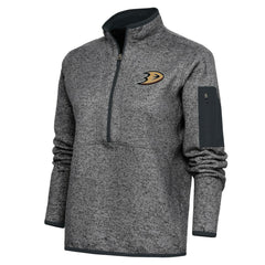 Anaheim Ducks Antigua Women's Team Logo Fortune Quarter-Zip Jacket - NHL Jackets