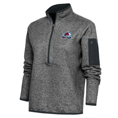 Colorado Avalanche Antigua Women's Team Logo Fortune Quarter-Zip Jacket - NHL Jackets