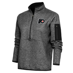 Philadelphia Flyers Antigua Women's Team Logo Fortune Quarter-Zip Jacket - NHL Jackets