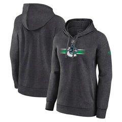 Vancouver Canucks Fanatics Women's Authentic Pro Core Secondary Fleece Pullover Hoodie - NHL Hoodies