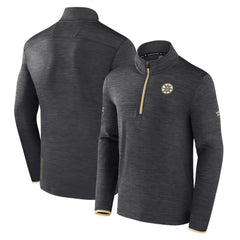 Boston Bruins Fanatics Authentic Pro Quarter-Zip Pullover Top - NHL Pullover