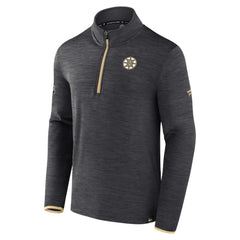 Boston Bruins Fanatics Authentic Pro Quarter-Zip Pullover Top - NHL Pullover