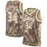 Brown Giannis Antetokounmpo Milwaukee Bucks Unisex Select Series Swingman Jersey | NBA