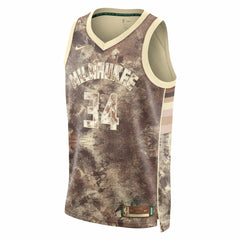 Brown Giannis Antetokounmpo Milwaukee Bucks Unisex Select Series Swingman Jersey | NBA