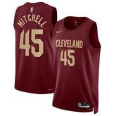 Wine Donovan Mitchell Cleveland Cavaliers Unisex Swingman Jersey sale | NBA