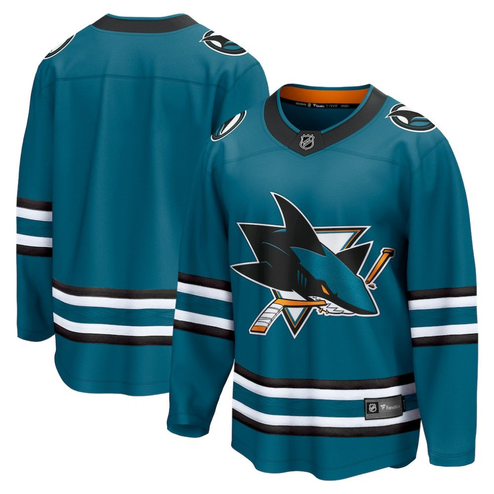 San Jose Sharks Fanatics Home Breakaway Jersey - NHL Jerseys