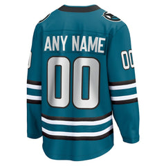 San Jose Sharks Fanatics Home Breakaway Custom Jersey - NHL Jerseys