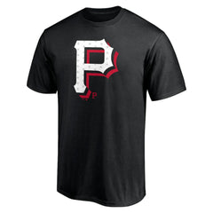 Pittsburgh Pirates Red White and Team T-Shirt - MLB T-shirts