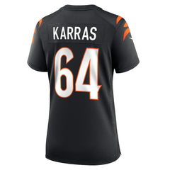 Cincinnati Bengals Ted Karras Women's Game Player Jersey | NFL Outlet