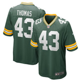 Green Bay Packers Kiondre Thomas Game Player Jersey | NFL Hot