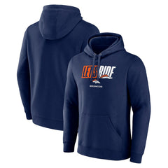 Denver Broncos Let's Ride Pullover Hoodie | NFL Discount