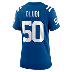 Indianapolis Colts Segun Olubi Women's Game Player Jersey | NFL Online