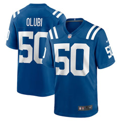 Indianapolis Colts Segun Olubi Game Player Jersey | NFL Sale