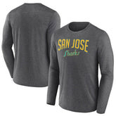 San Jose Sharks Fanatics Special Edition 2.0 Scoring Chance Long Sleeve T-Shirt - NHL T-shirts