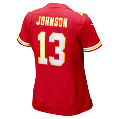 Kansas City Chiefs Nazeeh Johnson Women's Game Player Jersey | NFL Discount