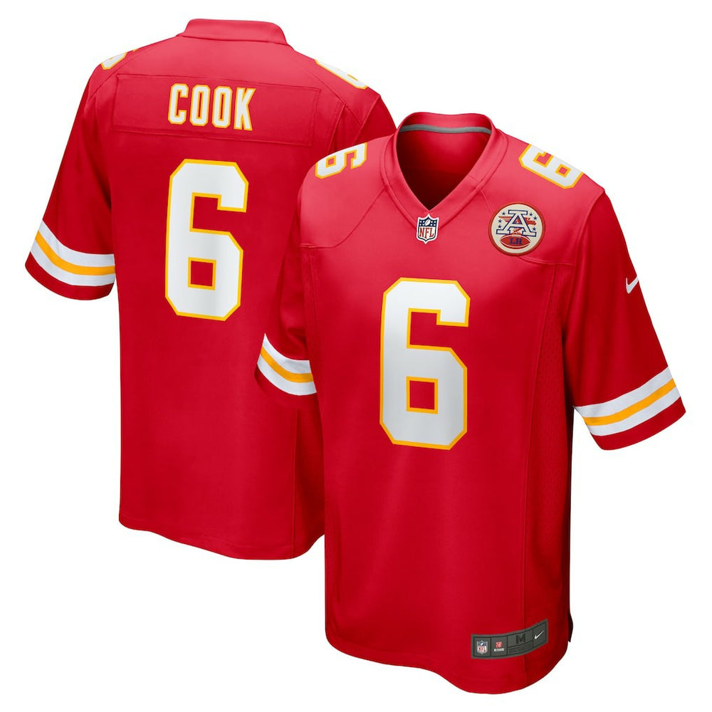 Kansas City Chiefs Bryan Cook Game Player Jersey | NFL Outlet