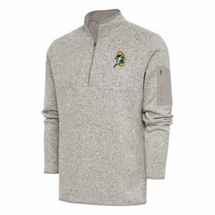 Green Bay Packers Antigua Throwback Fortune Quarter-Zip Pullover Jacket | NFL Discount