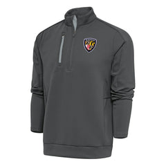 Baltimore Ravens Antigua Team Logo Throwback Generation Quarter-Zip Pullover Top | NFL On sale