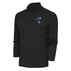 Indianapolis Colts Antigua Team Logo Throwback Tribute Quarter-Zip Pullover Top | NFL New