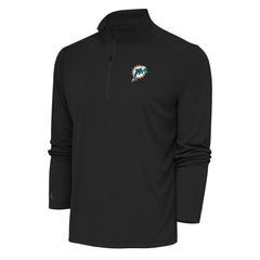 Miami Dolphins Antigua Team Logo Throwback Tribute Quarter-Zip Pullover Top | NFL On sale