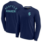 Seattle Kraken Fanatics Unisex Elements Super Soft Long Sleeve T-Shirt - NHL T-shirts