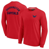 Washington Capitals Fanatics Unisex Elements Super Soft Long Sleeve T-Shirt - NHL T-shirts