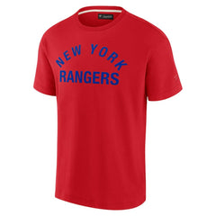New York Rangers Fanatics Unisex Elements Super Soft Short Sleeve T-Shirt - NHL T-shirts