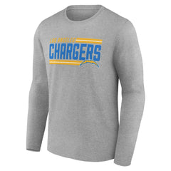 Los Angeles Chargers On Side Stripe Team Long Sleeve T-Shirt | NFL New
