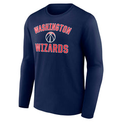 Navy Washington Wizards Victory Arch Team Long Sleeve T-Shirt | NBA