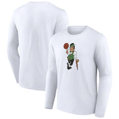 White Boston Celtics Alternate Logo Long Sleeve T-Shirt | NBA