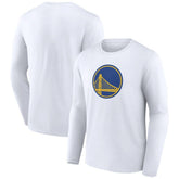 White Golden State Warriors Alternate Logo Long Sleeve T-Shirt sale | NBA