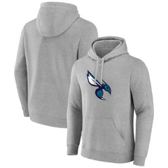 Gray Charlotte Hornets Alternate Logo Pullover Hoodie | NBA