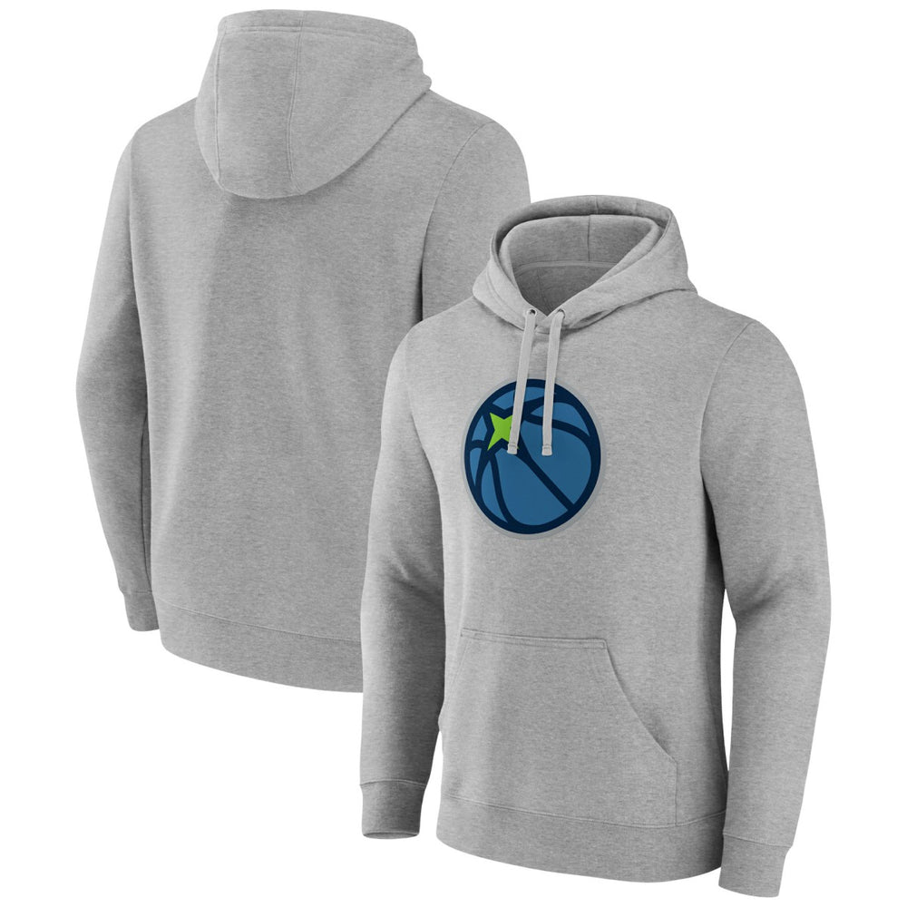 Gray Minnesota Timberwolves Alternate Logo Pullover Hoodie | NBA