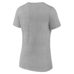 Gray Boston Celtics Women's Alternate Logo V-Neck T-Shirt | NBA