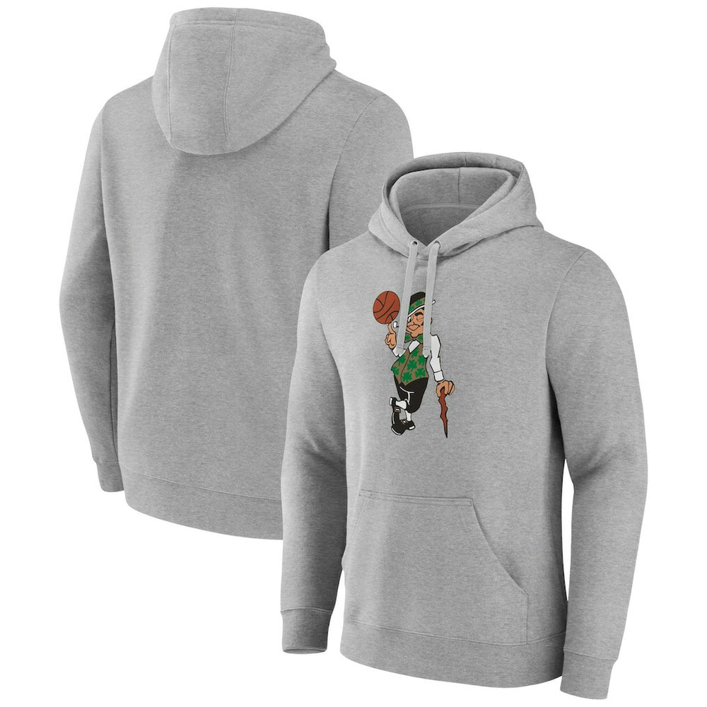 Gray Boston Celtics Alternate Logo Pullover Hoodie | NBA