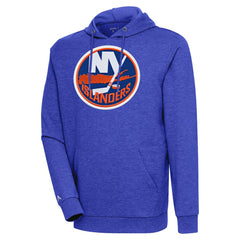 New York Islanders Antigua Logo Action Chenille Pullover Hoodie - NHL Hoodies