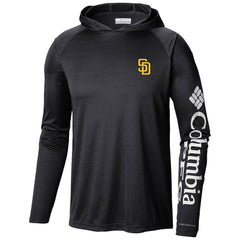 San Diego Padres Columbia Terminal Tackle Long Sleeve Hoodie T-Shirt - MLB Hoodies