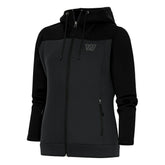 Washington Commanders Antigua Women's Tonal Logo Protect Full-Zip Hoodie Jacket | NFL Hot