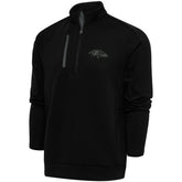 Baltimore Ravens Antigua Tonal Logo Generation Quarter-Zip Pullover Top | NFL Sale