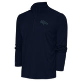Denver Broncos Antigua Tonal Logo Tribute Quarter-Zip Pullover Top | NFL On sale